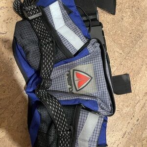 Blue and Gray Men's Bag